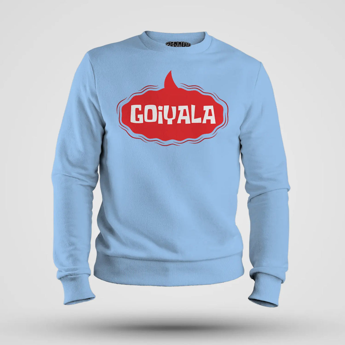 Goiyala Men/Unisex Sweatshirt in Baby Blue Color