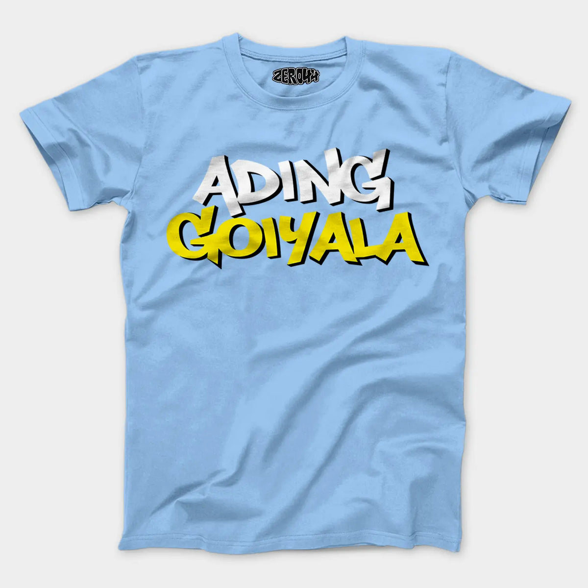 Ading Goiyala Men/Unisex T-Shirt in Baby Blue Color