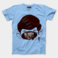 Be Happy Cool Down Cool Down Cool Down Men/Unisex T-Shirt in Baby Blue Color