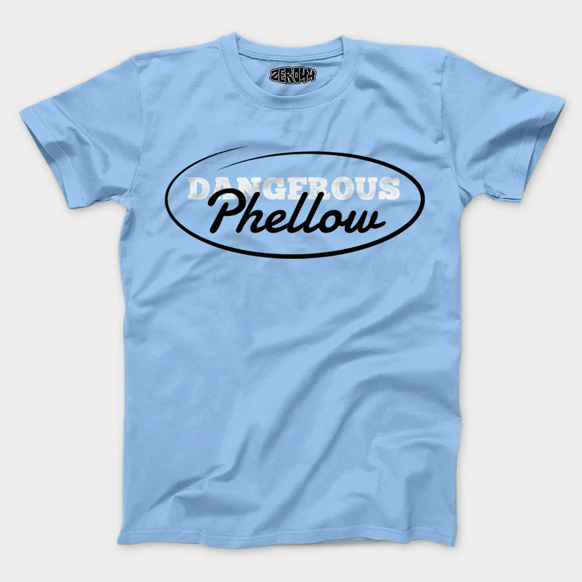 Dangerous Phellow Men/Unisex T-Shirt in Baby Blue Color