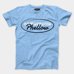 Dangerous Phellow Men/Unisex T-Shirt in Baby Blue Color