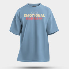 Emotional Ekambaram Men/Unisex Oversized T-Shirt in Baby Blue Color