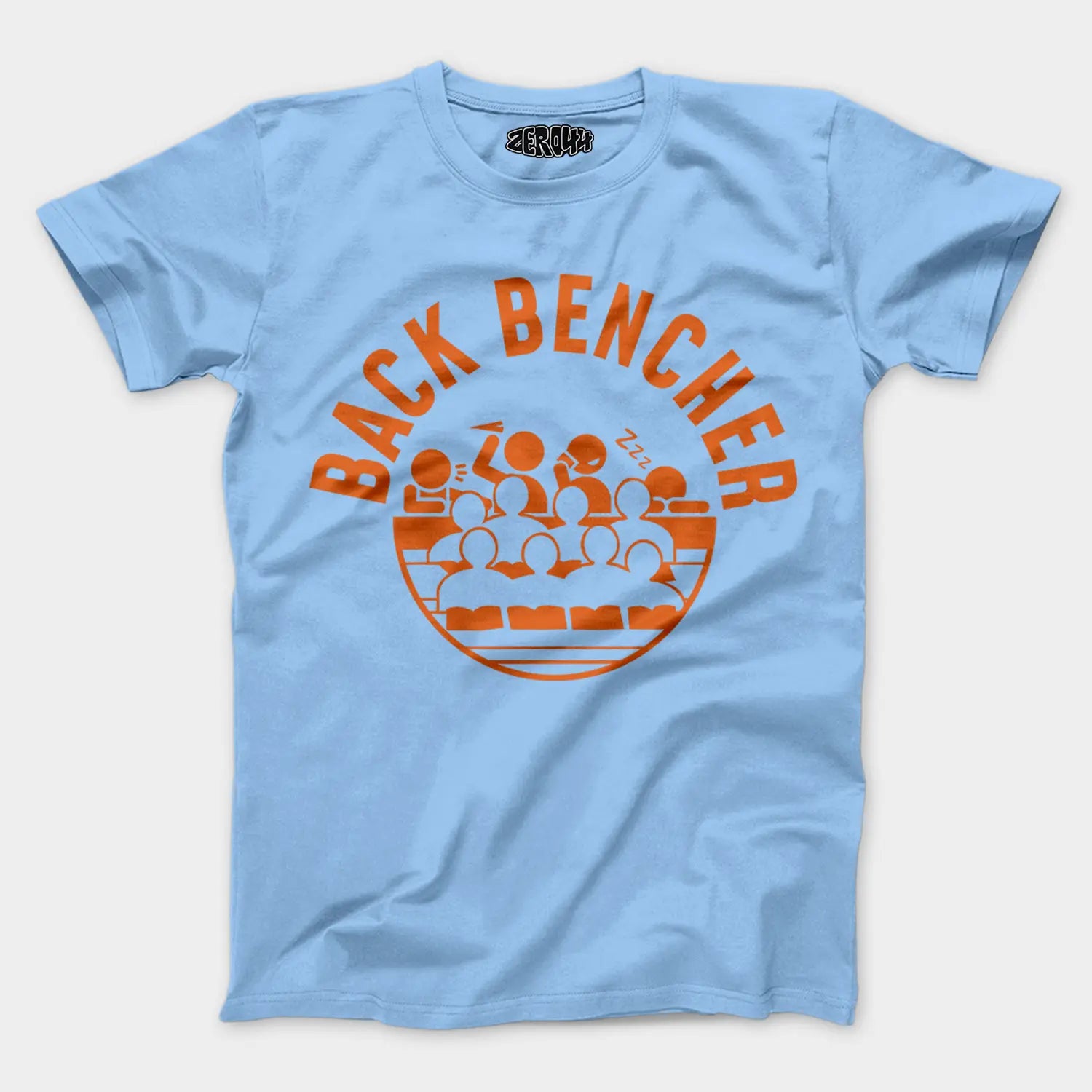 Back Bencher Men/Unisex T-Shirt in Baby Blue Color