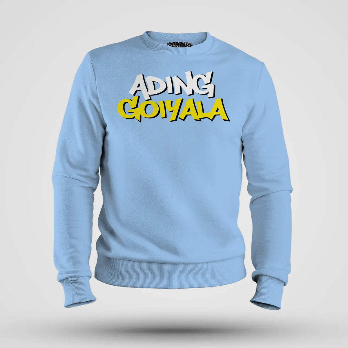 Ading Goiyala Men/Unisex Sweatshirt in Baby Blue Color
