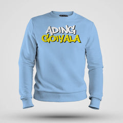 Ading Goiyala Men/Unisex Sweatshirt in Baby Blue Color