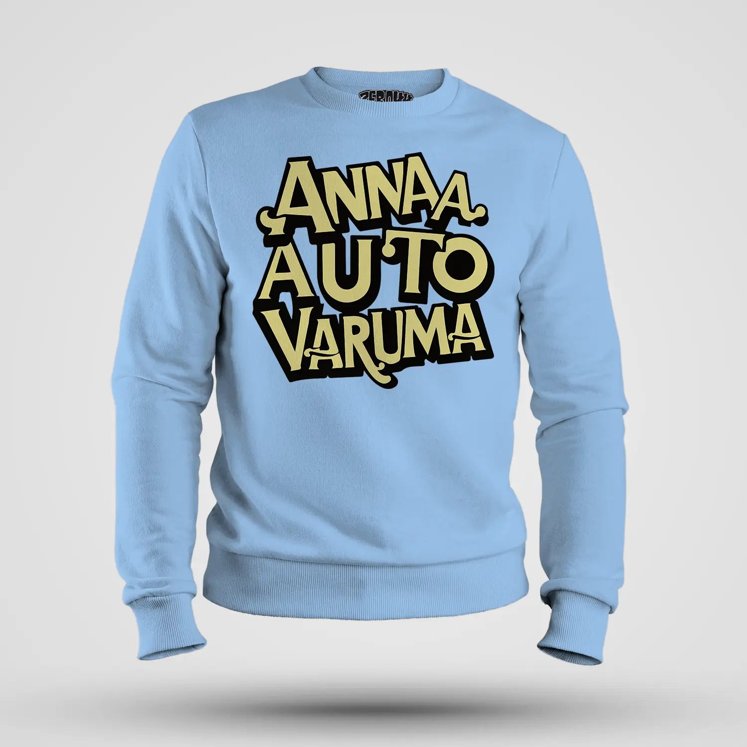 Anna Auto Varuma Men/Unisex Sweatshirt in Baby Blue Color