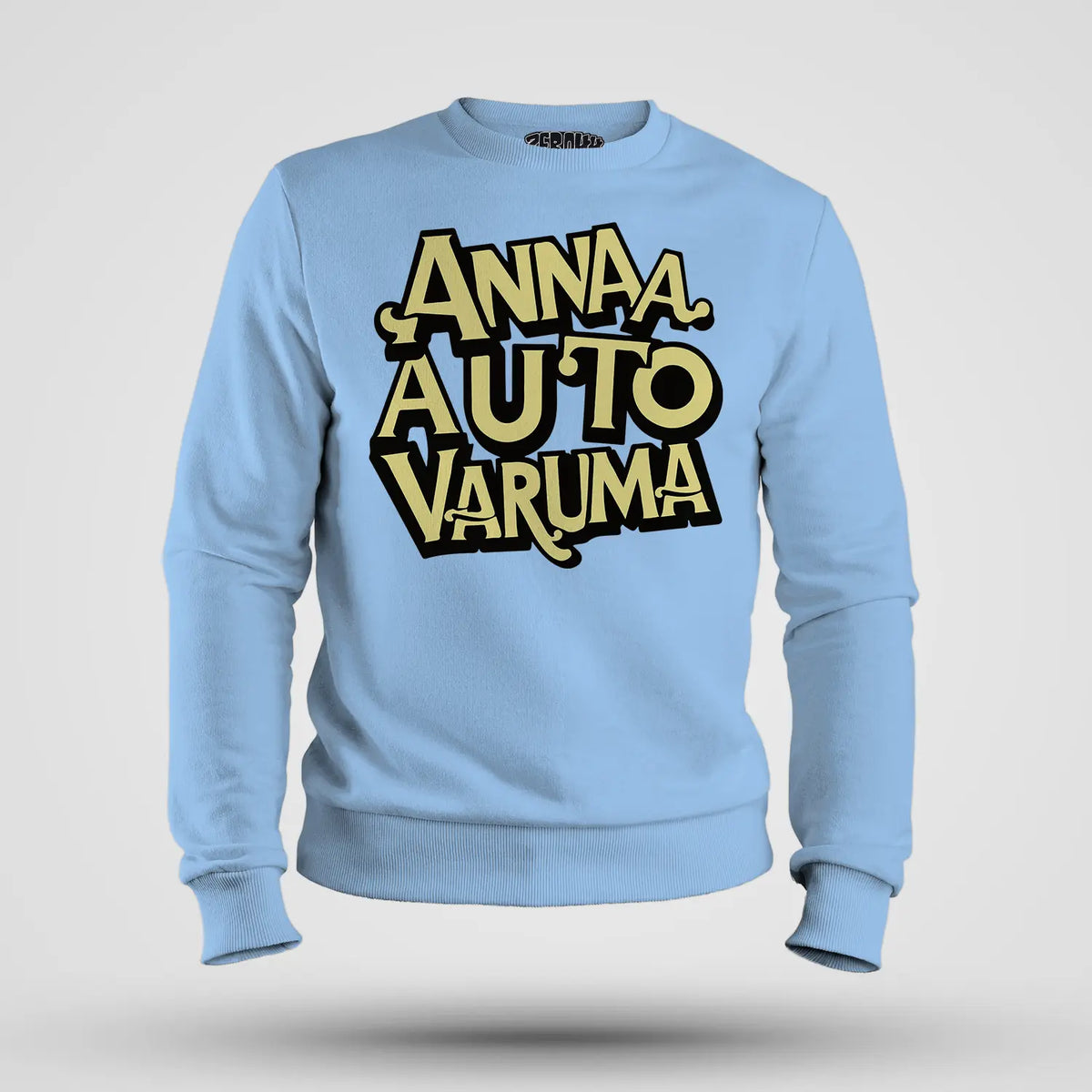 Anna Auto Varuma Men/Unisex Sweatshirt in Baby Blue Color