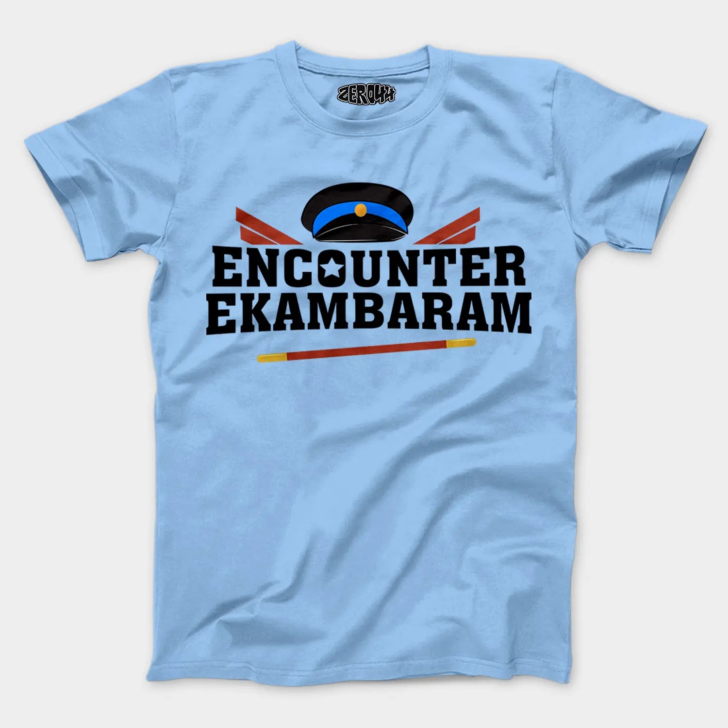 Encounter Ekambaram Men/Unisex T-Shirt in Baby Blue Color
