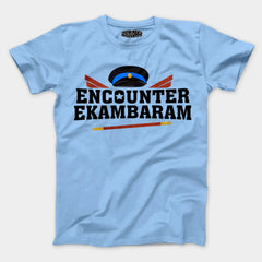 Encounter Ekambaram Men/Unisex T-Shirt in Baby Blue Color