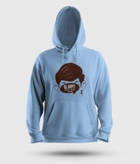 Be Happy Cool Down Cool Down Cool Down Men/Unisex Hoodie in Baby Blue Color