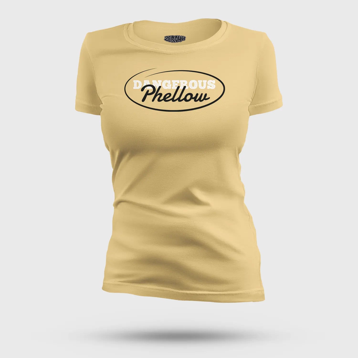 Dangerous Phellow Women's T-Shirt in Beige Color