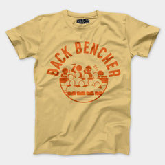 Back Bencher Men/Unisex T-Shirt in Beige Color