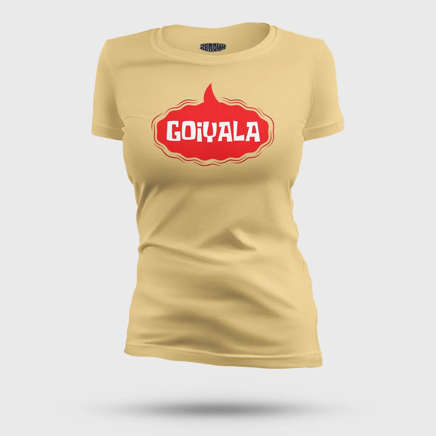 Goiyala Women's T-Shirt in Beige Color