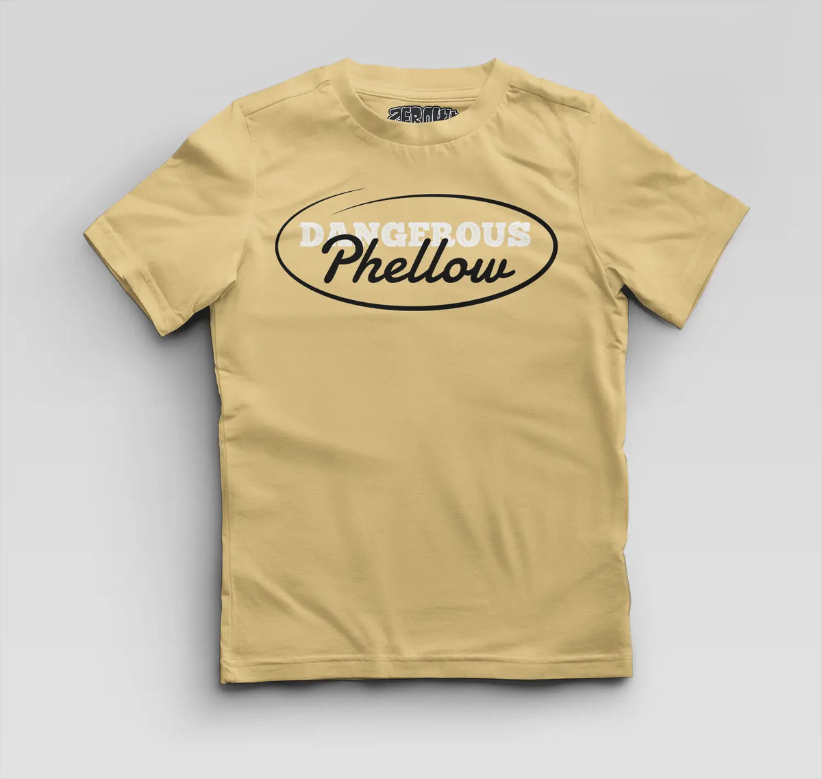 Dangerous Phellow Boys Round Neck T-Shirt in Beige Color