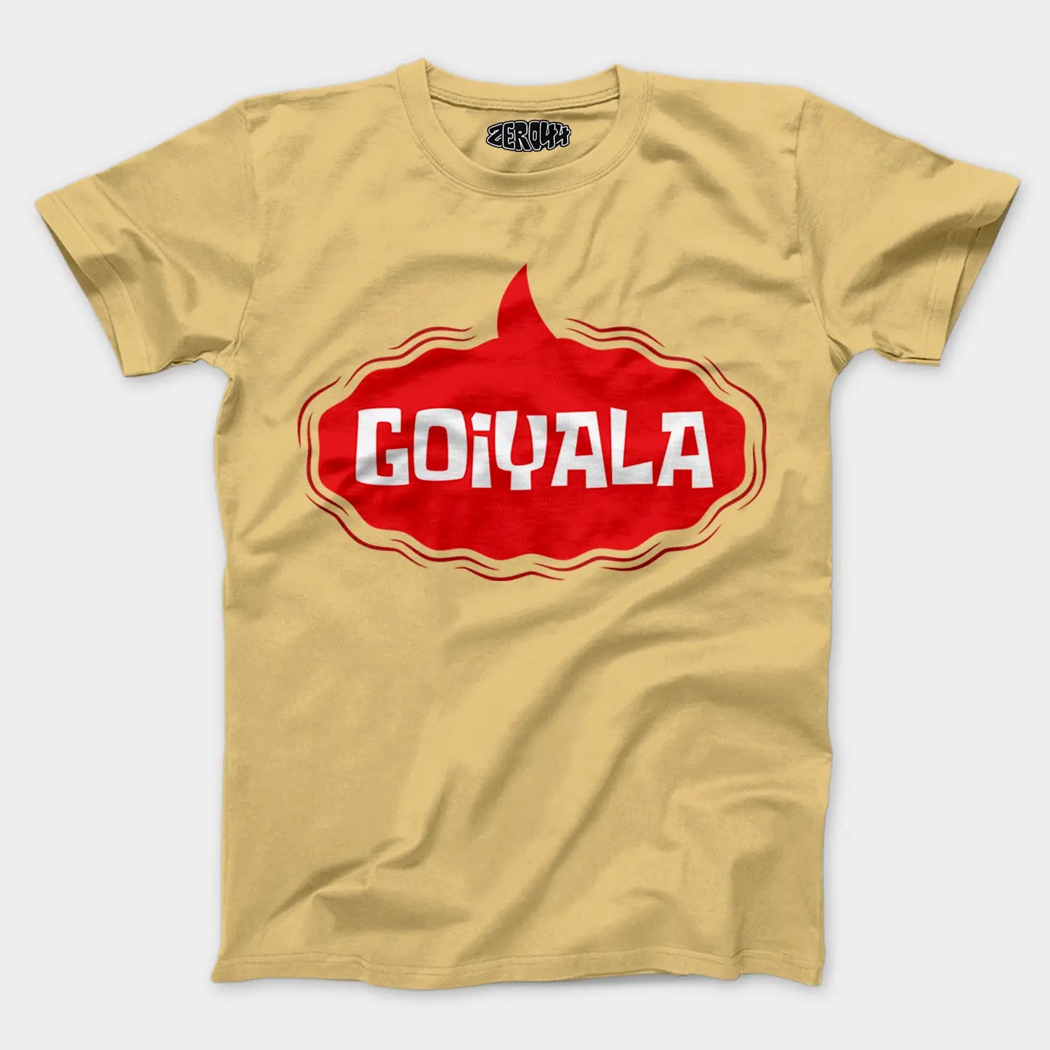 Goiyala Men/Unisex T-Shirt in Beige Color