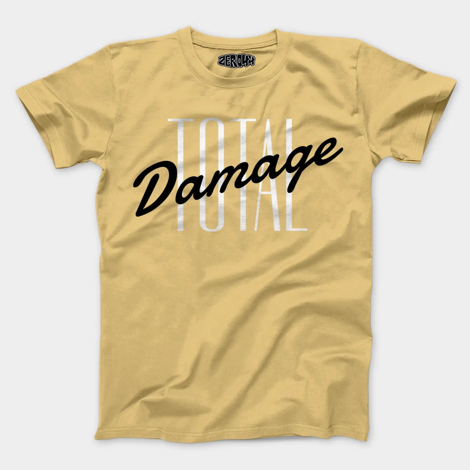 Total Damage Men/Unisex T-Shirt in Beige Color
