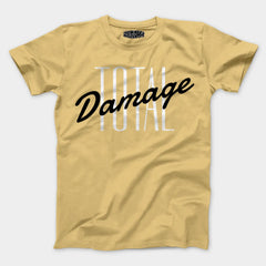 Total Damage Men/Unisex T-Shirt in Beige Color