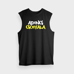 Ading Goiyala Men/Unisex Tank Top in Black Color