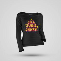 Jill Jung Jhakk Women's Long Sleeve T-Shirt in Black Color