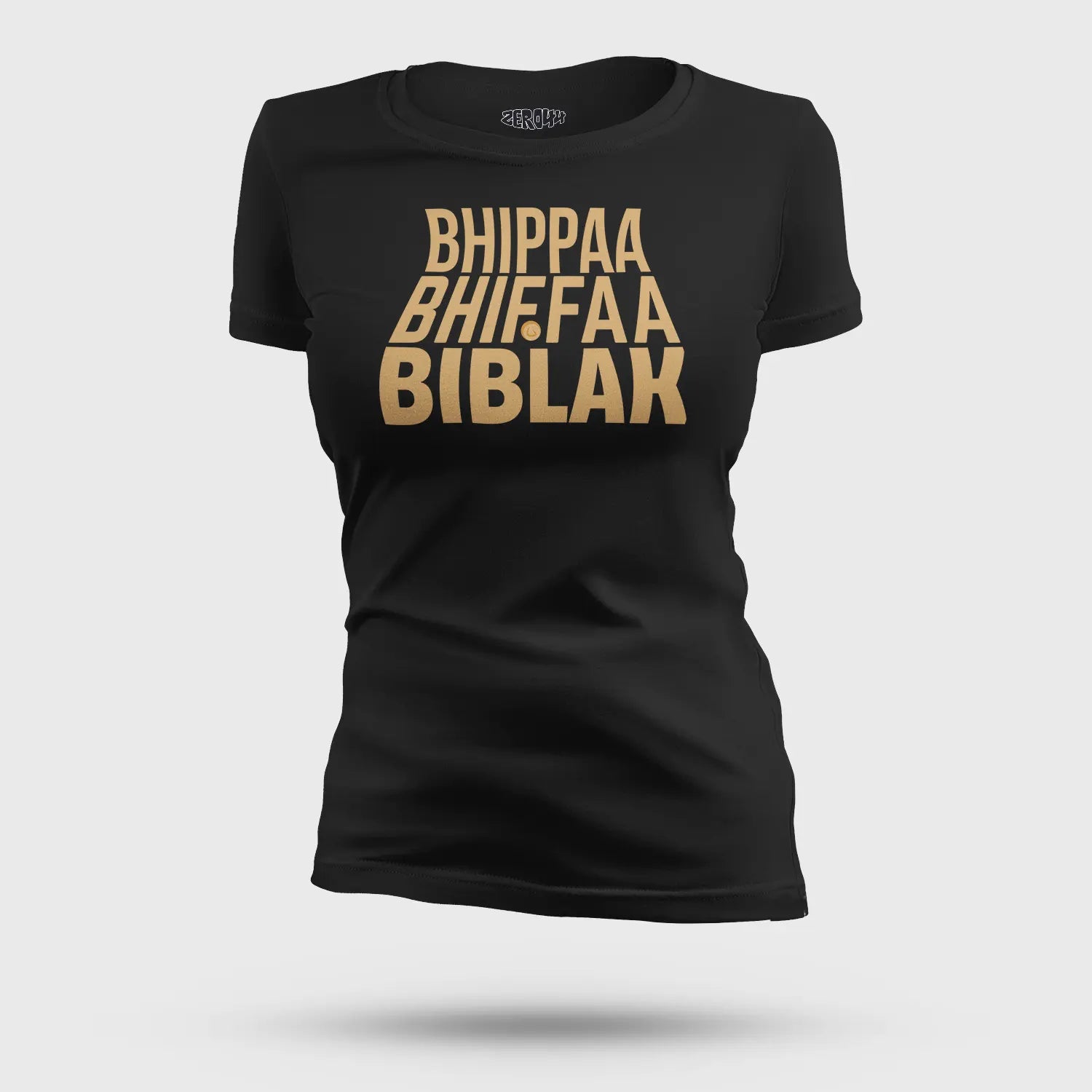 Bhippa Bhiffa Biblak Women's T-Shirt in Black Color