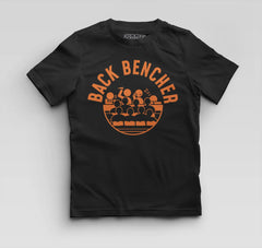 Back Bencher Boys Round Neck T-Shirt in Black Color
