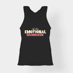 Emotional Ekambaram Women's Tank Top in Black Color