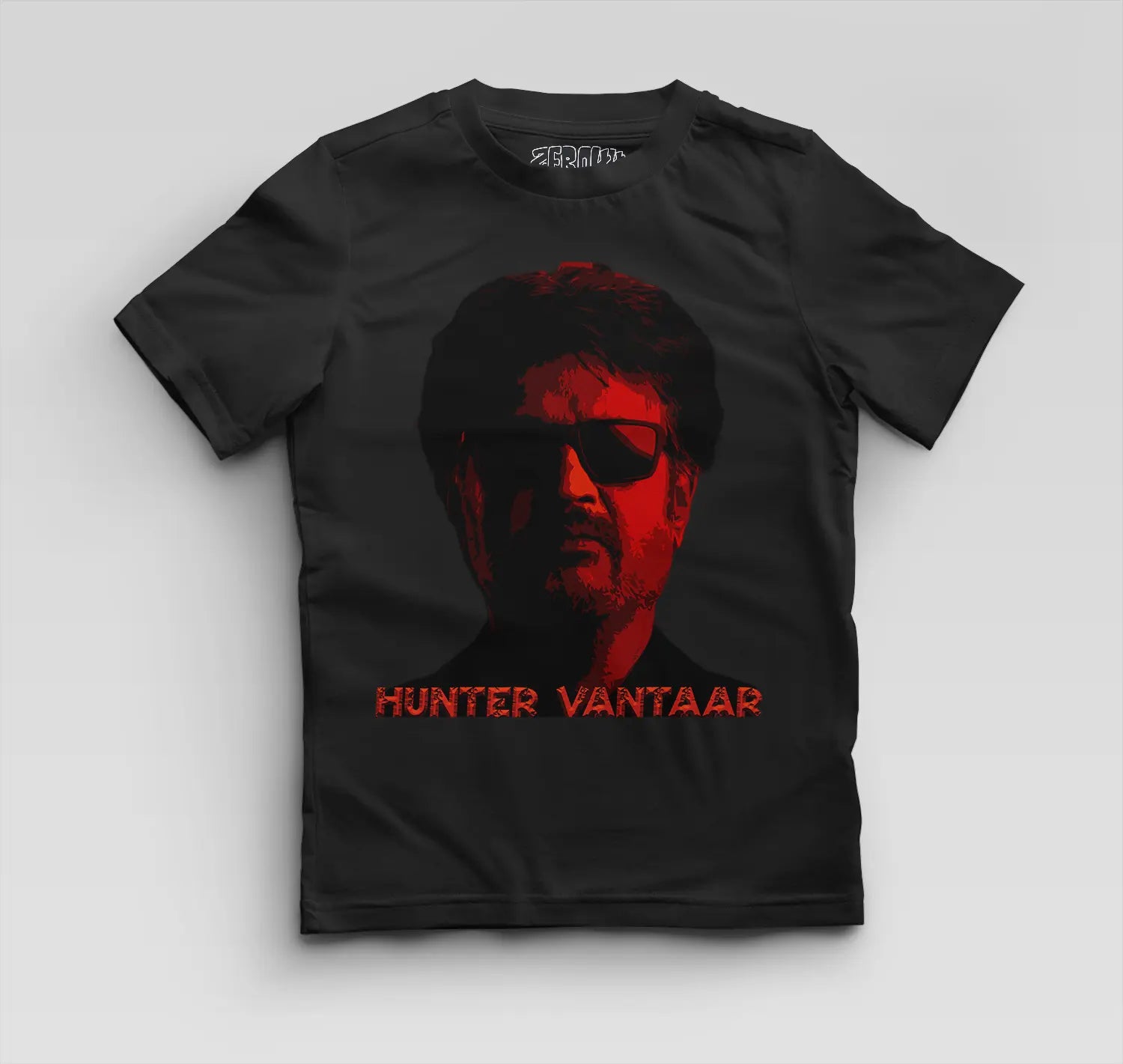 Hunter Vantaar Boys Round Neck T-Shirt in Black Color