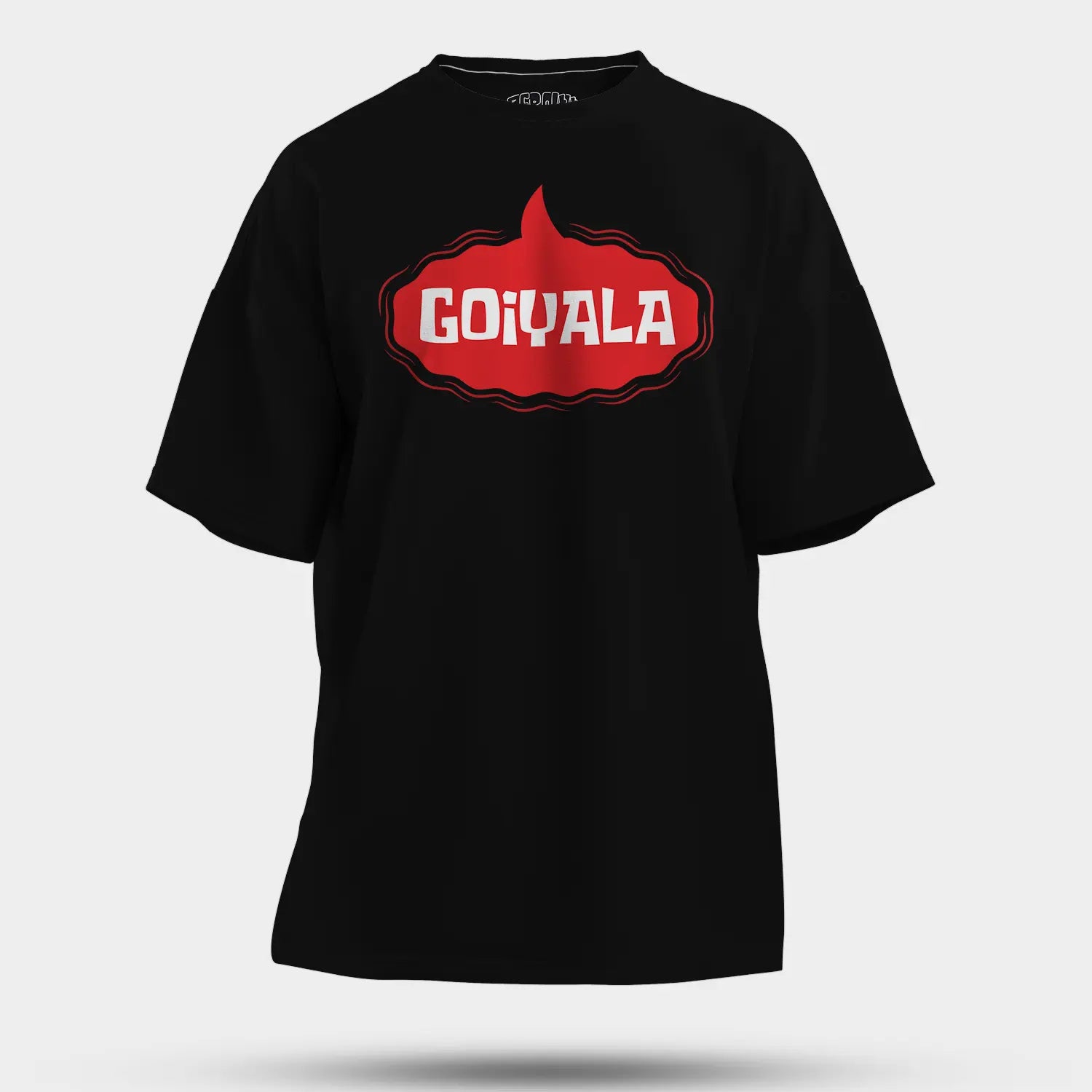 Goiyala Men/Unisex Oversized T-Shirt in Black Color