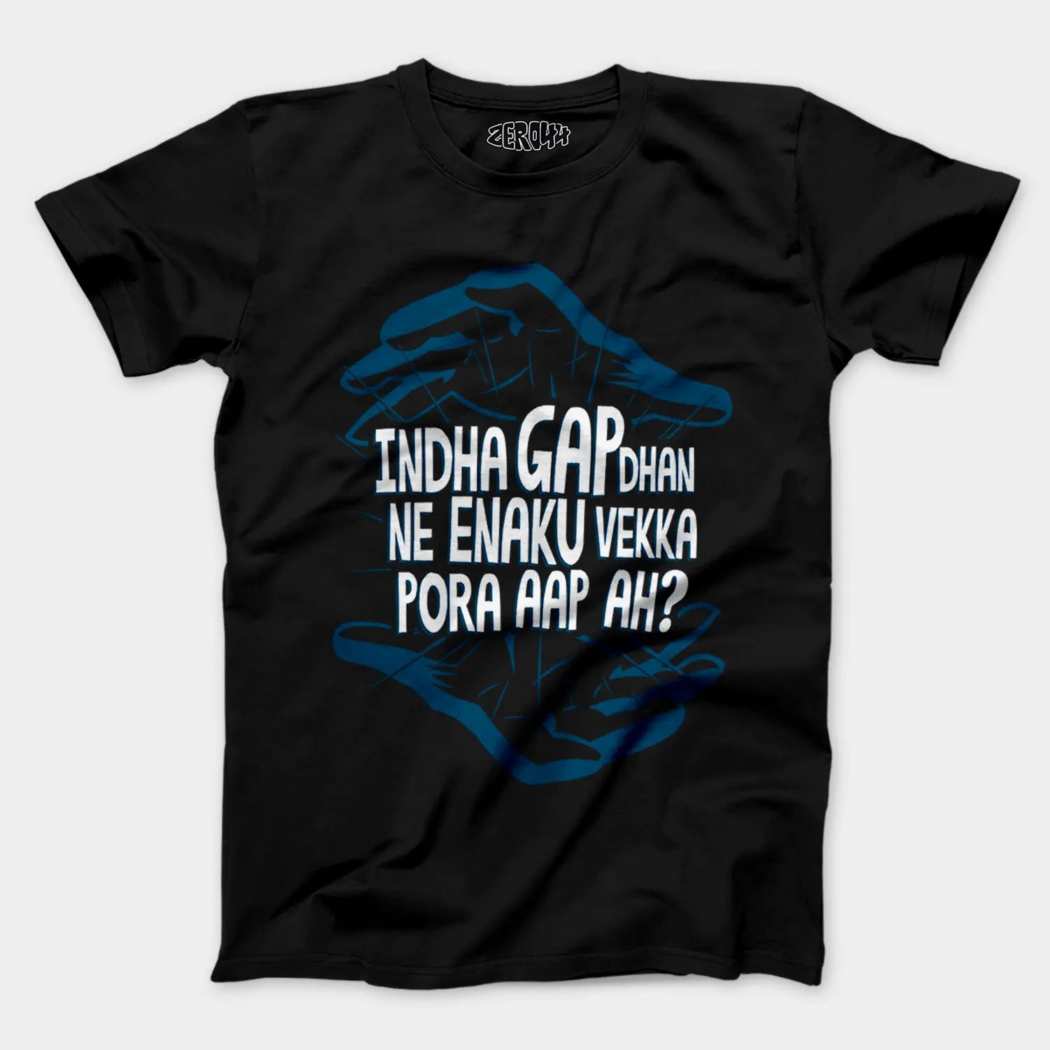 Indha Gap Dhan Ne Enaku Vekka Pora Aap Ah? Men/Unisex T-Shirt in Black Color
