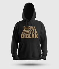 Bhippa Bhiffa Biblak Men/Unisex Hoodie in Black Color