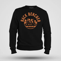 Back Bencher Men/Unisex Sweatshirt in Black Color