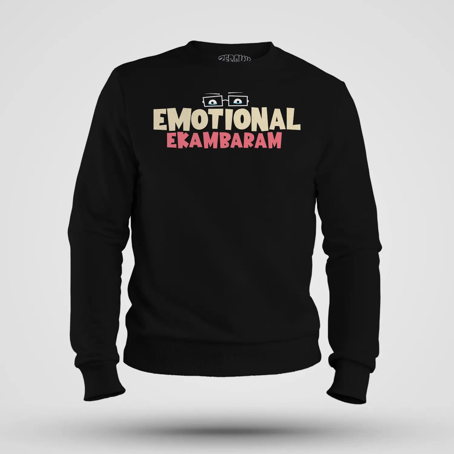 Emotional Ekambaram Men/Unisex Sweatshirt in Black Color
