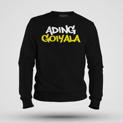Ading Goiyala Men/Unisex Sweatshirt in Black Color