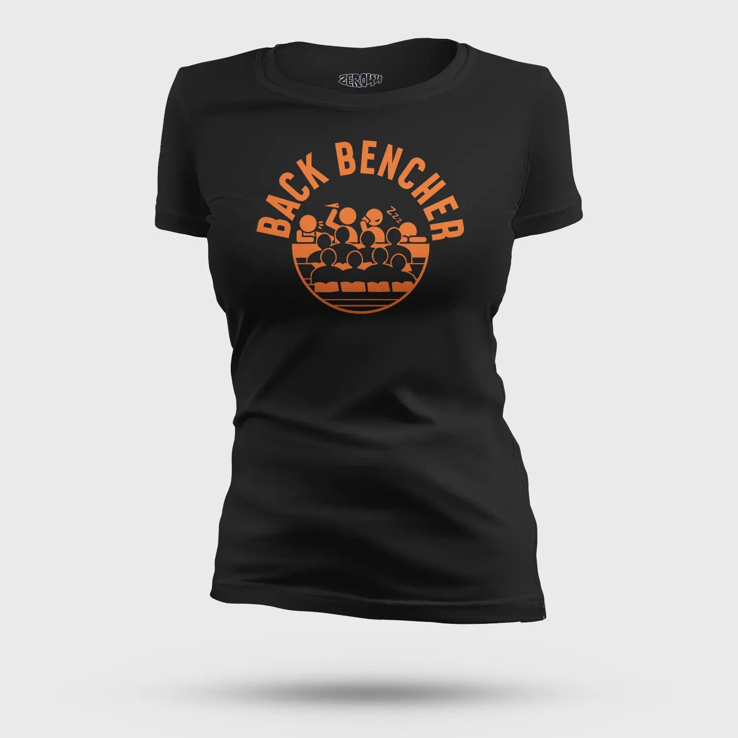 Back Bencher Women's T-Shirt in Black Color