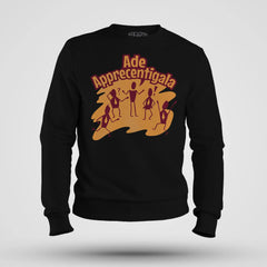 Ade Apprecentingala Men/Unisex Sweatshirt in Black Color