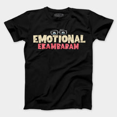 Emotional Ekambaram Men/Unisex T-Shirt in Black Color