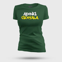 Ading Goiyala Women's T-Shirt in Bottle Green Color