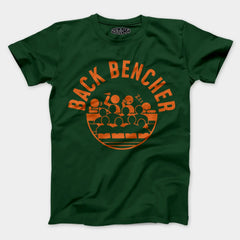 Back Bencher Men/Unisex T-Shirt in Bottle Green Color