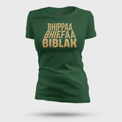 Bhippa Bhiffa Biblak Women's T-Shirt in Bottle Green Color