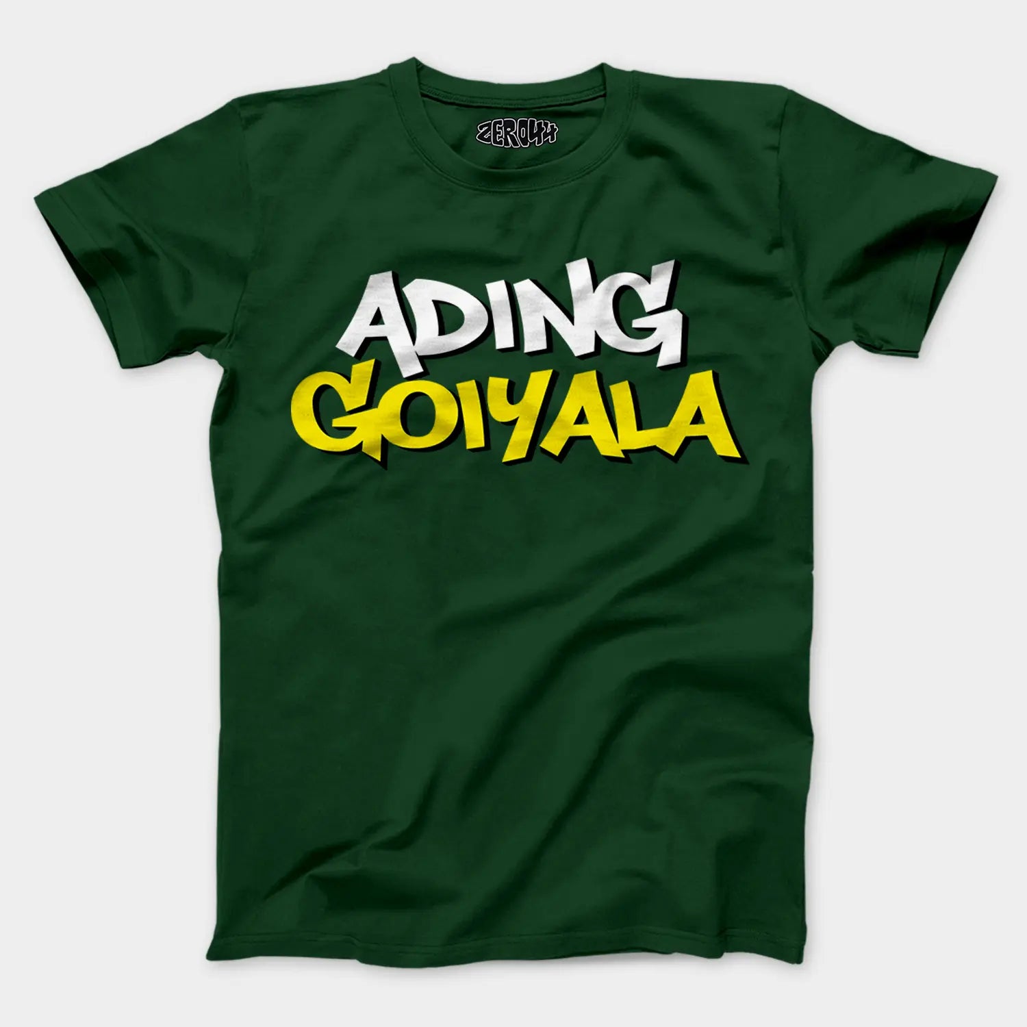 Ading Goiyala Men/Unisex T-Shirt in Bottle Green Color