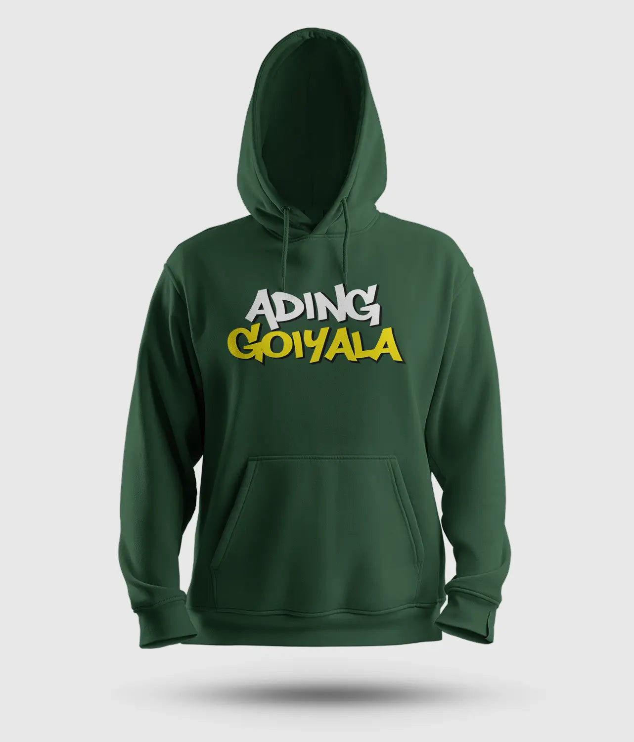 Ading Goiyala Men/Unisex Hoodie in Bottle Green Color