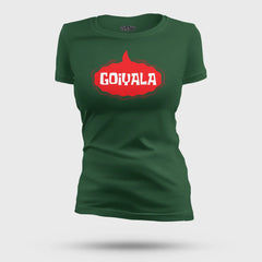 Goiyala Women's T-Shirt in Bottle Green Color