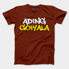 Ading Goiyala Men/Unisex T-Shirt in Brick Red Color