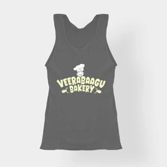 Veerabaagu Bakery Women's Tank Top in Charcoal Melange Color