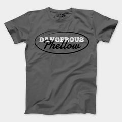 Dangerous Phellow Men/Unisex T-Shirt in Charcoal Melange Color