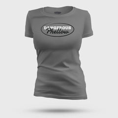 Dangerous Phellow Women's T-Shirt in Charcoal Melange Color