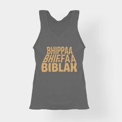 Bhippa Bhiffa Biblak Women's Tank Top in Charcoal Melange Color