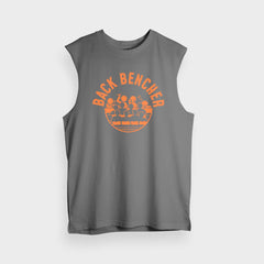 Back Bencher Men/Unisex Tank Top in Charcoal Melange Color