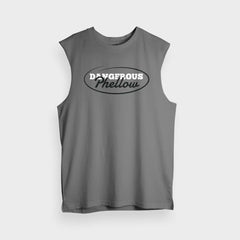 Dangerous Phellow Men/Unisex Tank Top in Charcoal Melange Color