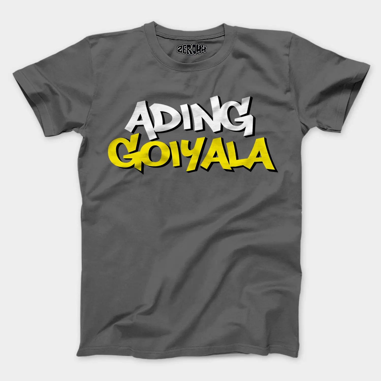Ading Goiyala Men/Unisex T-Shirt in Charcoal Melange Color